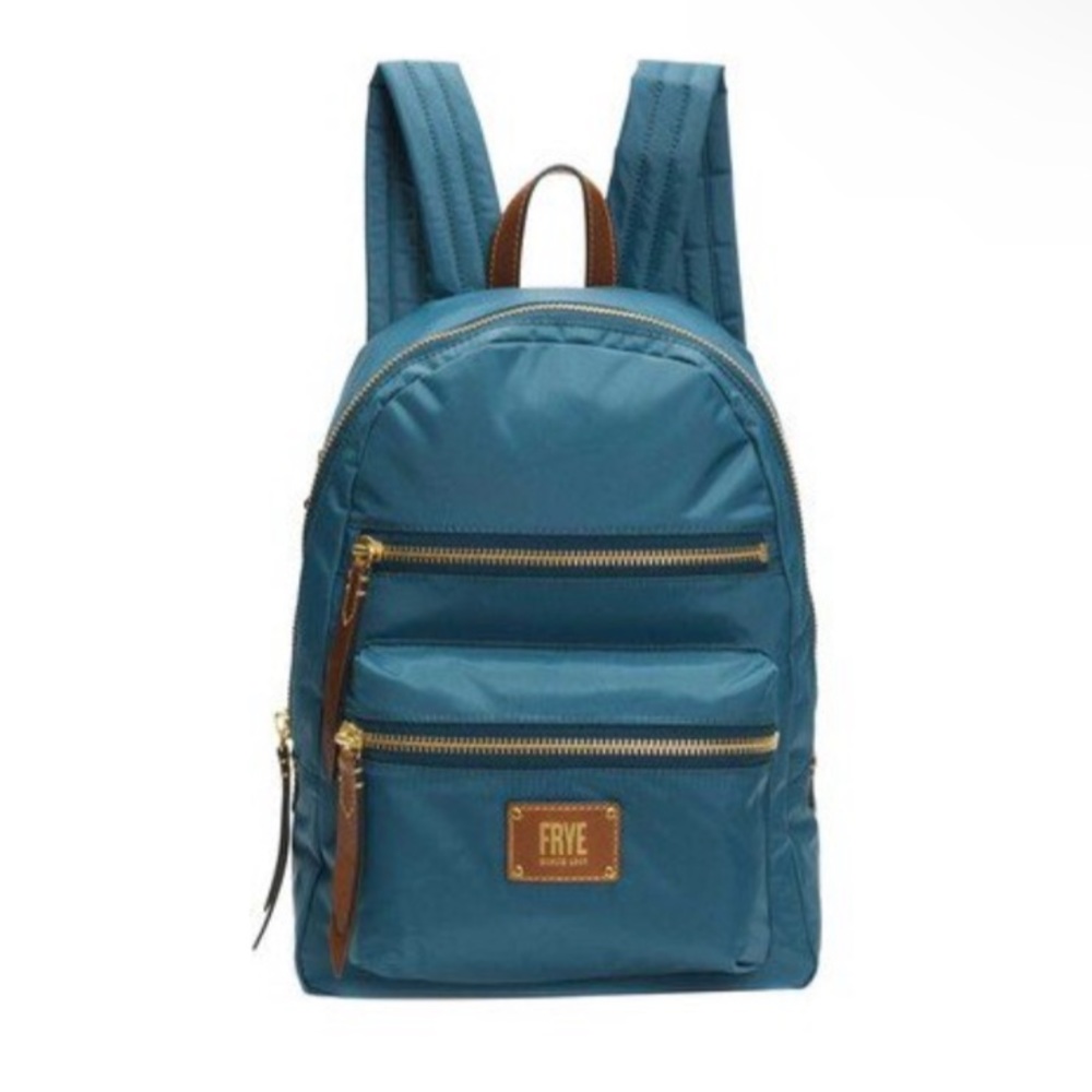 FRYE Ivy Backpack with Genuine Leather Handle and Zipper tags
